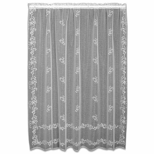 Heritagelace Heritage Lace 60 x 96 in. Sheer Divine Panel, White 8220W-6096